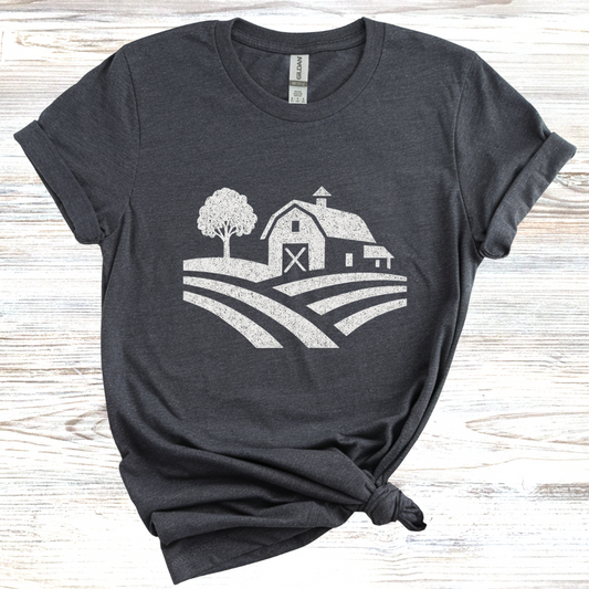 Rustic Farmscape T-shirt