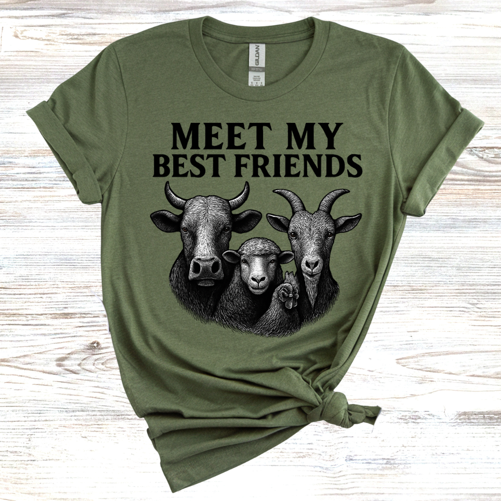 Meet My Best Friends Farm T-Shirt