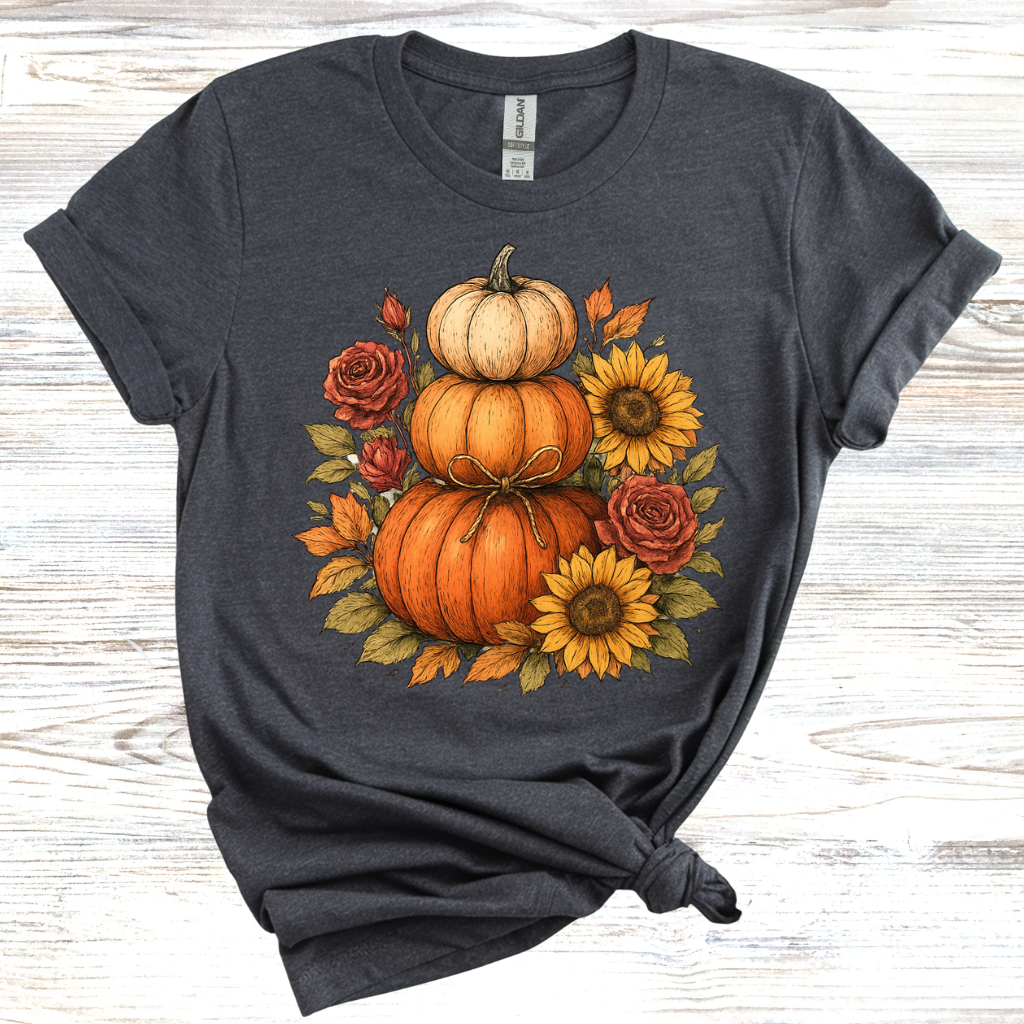Stacked Fall Pumpkins T-Shirt
