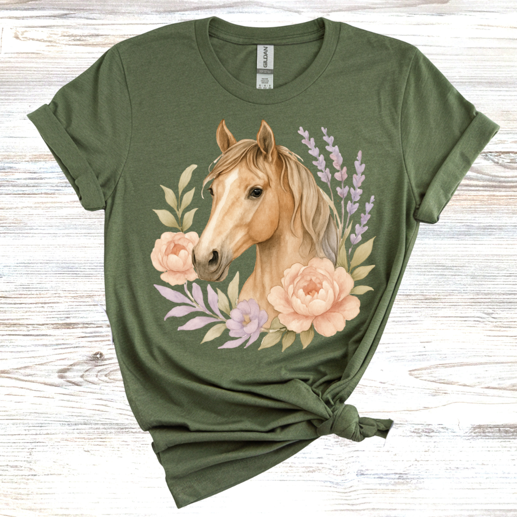 Equestrian Floral T-Shirt