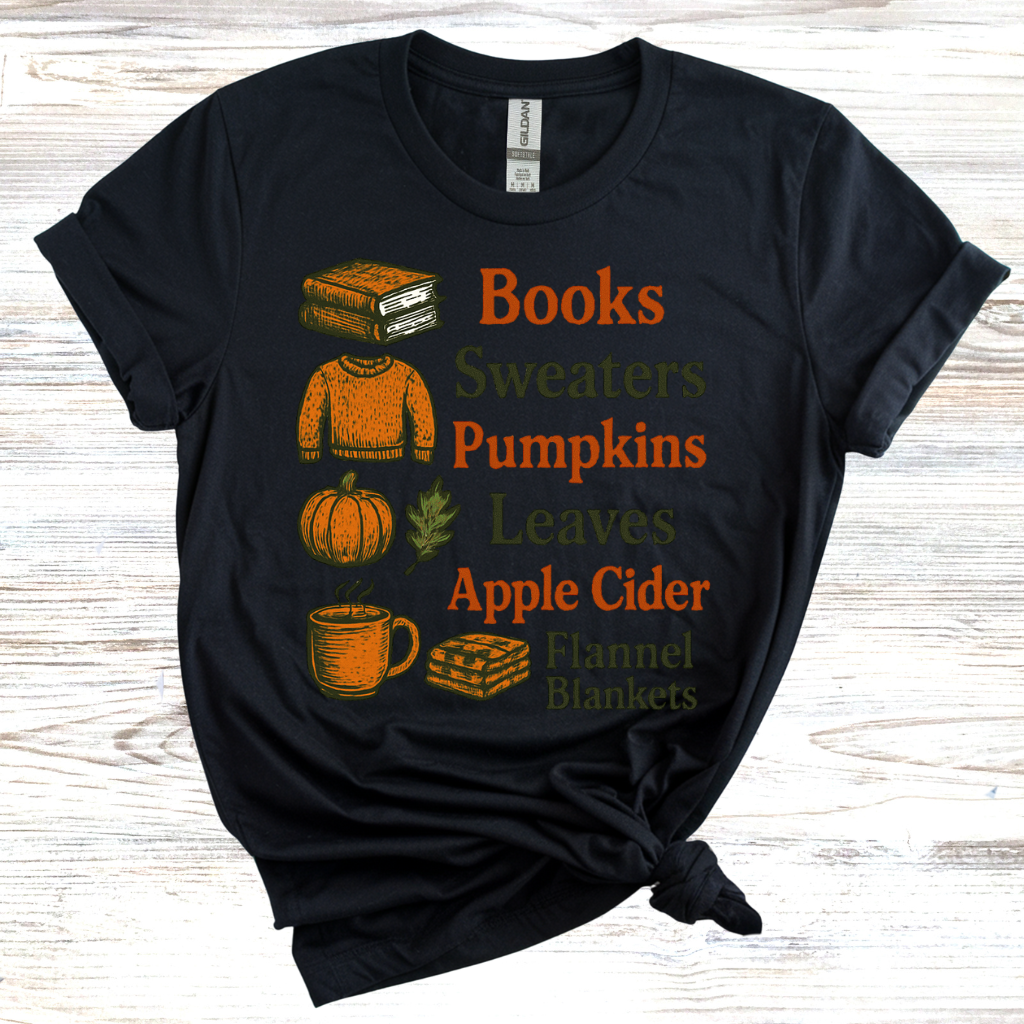 Cozy Fall Vibes List T-Shirt
