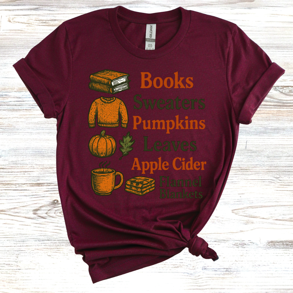 Cozy Fall Vibes List T-Shirt