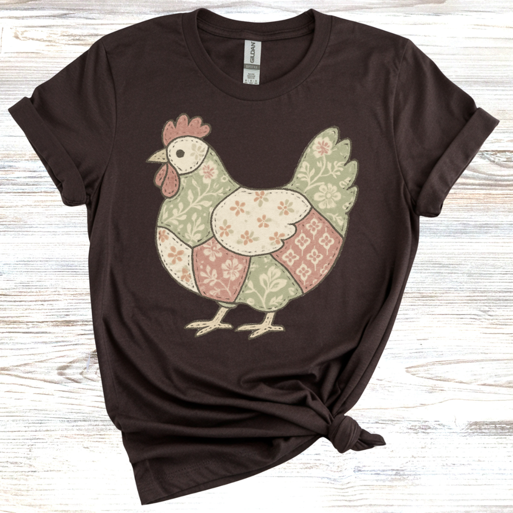 Charming Chicken Quilt T-Shirt