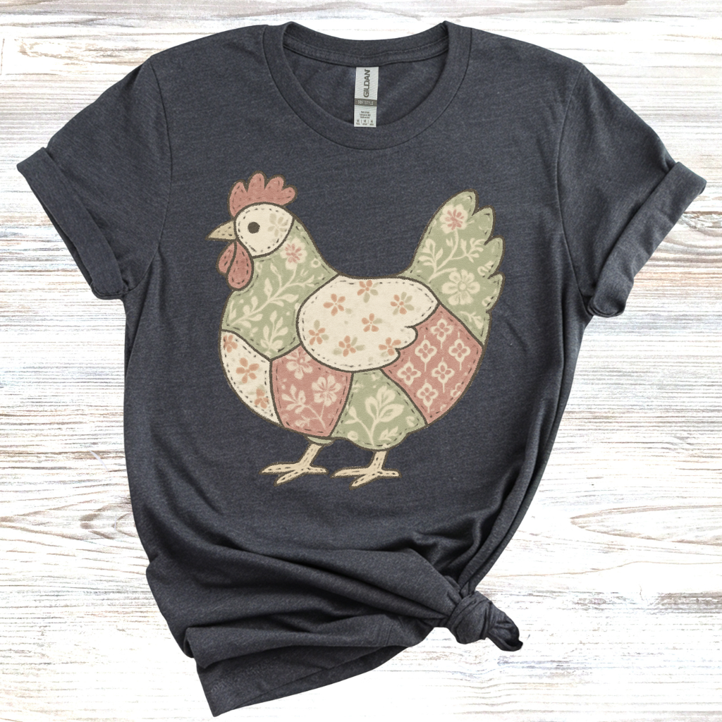 Charming Chicken Quilt T-Shirt