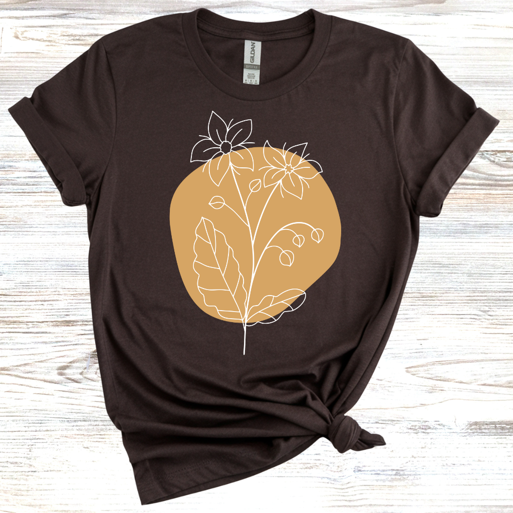 Flower Sketch T-Shirt
