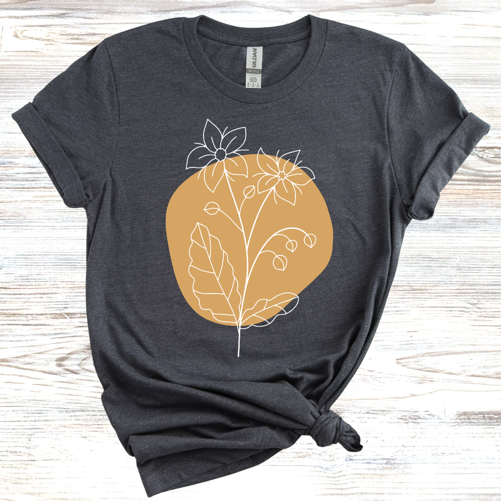 Flower Sketch T-Shirt