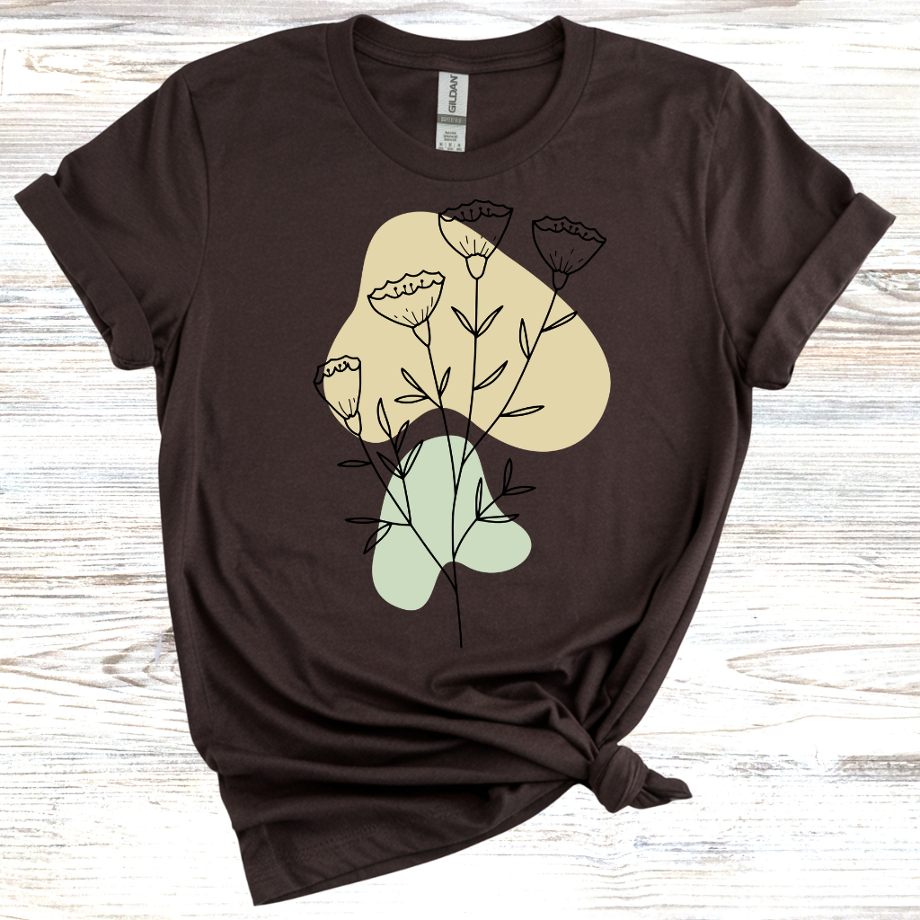 Flower Sketch T-Shirt