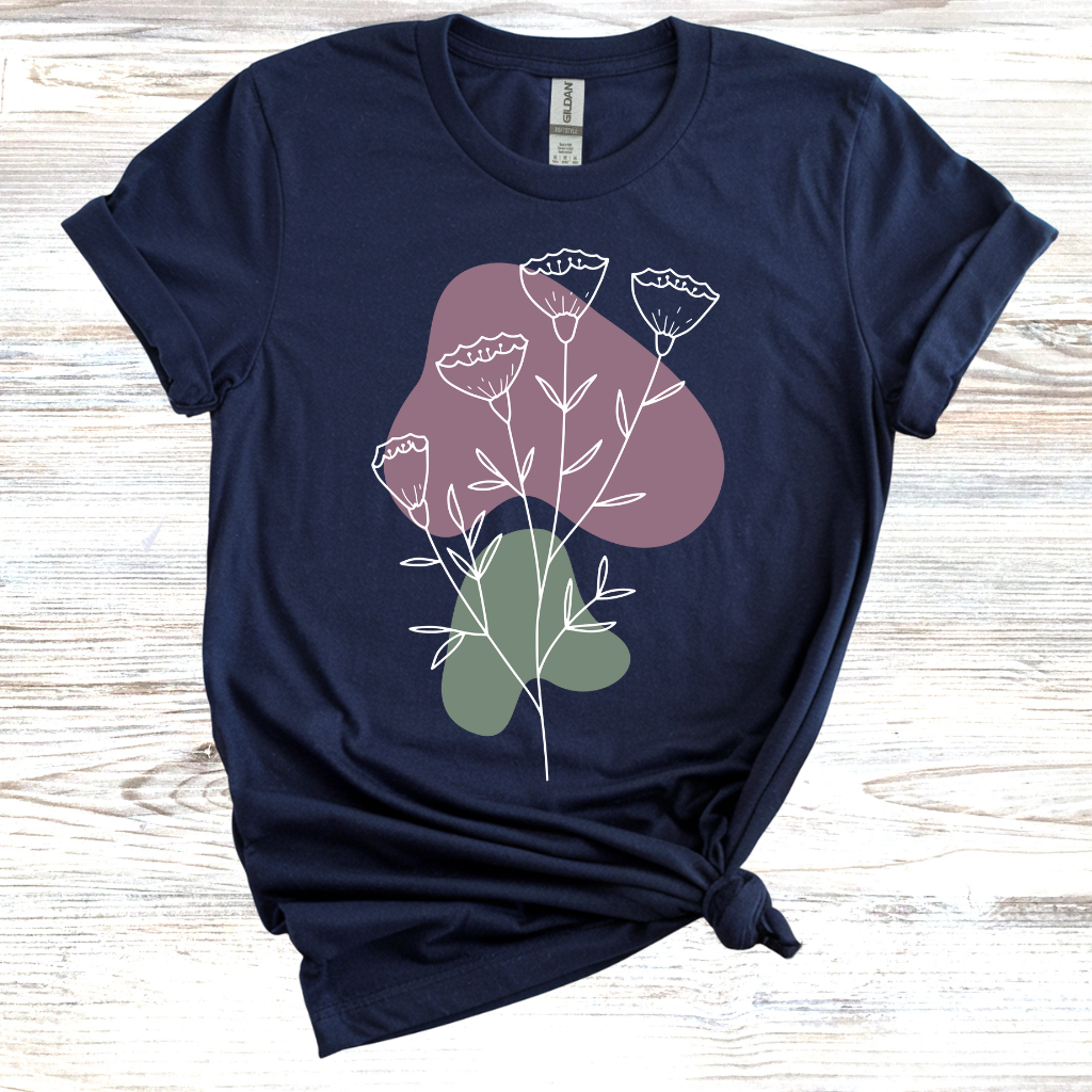 Flower Sketch T-Shirt