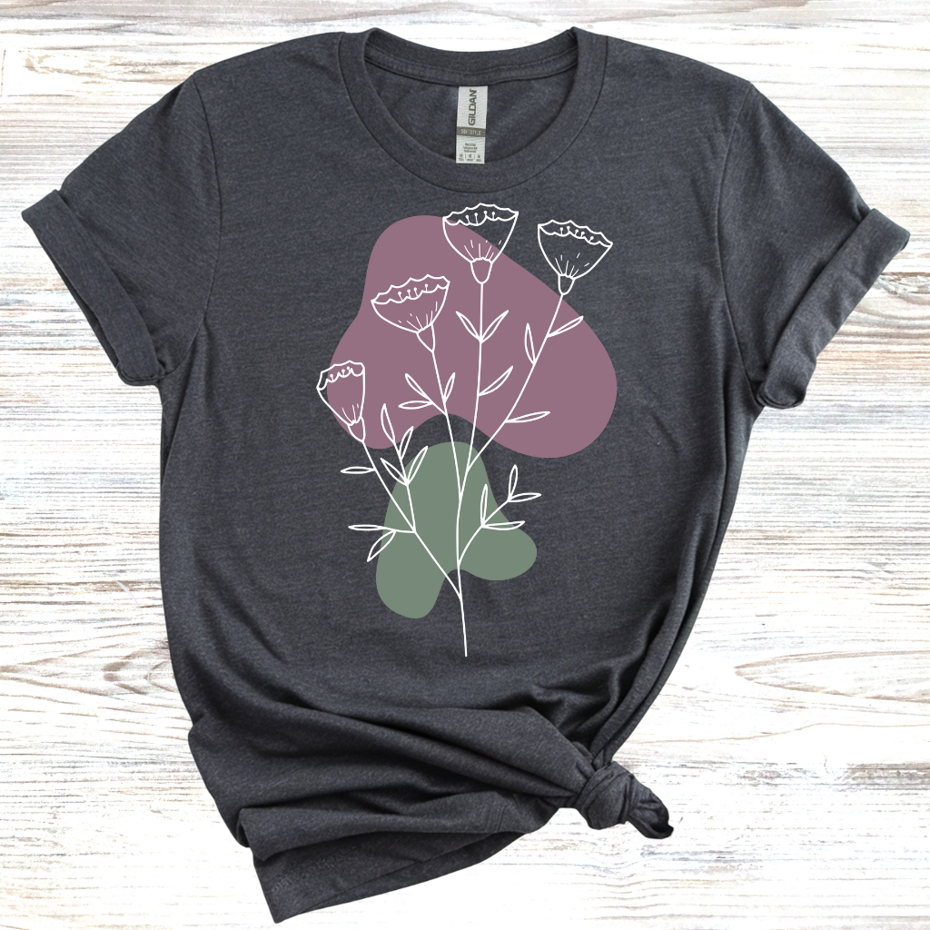 Flower Sketch T-Shirt