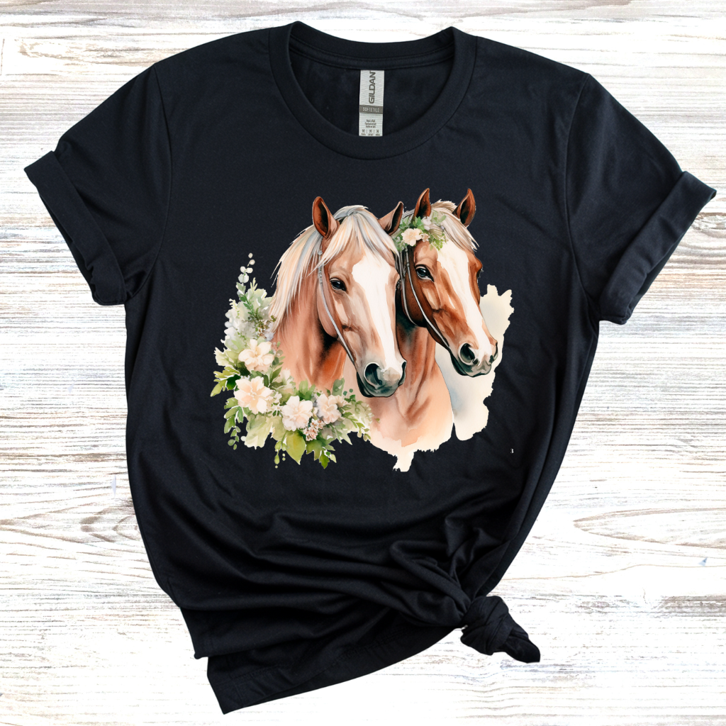 Floral Horse T-Shirt