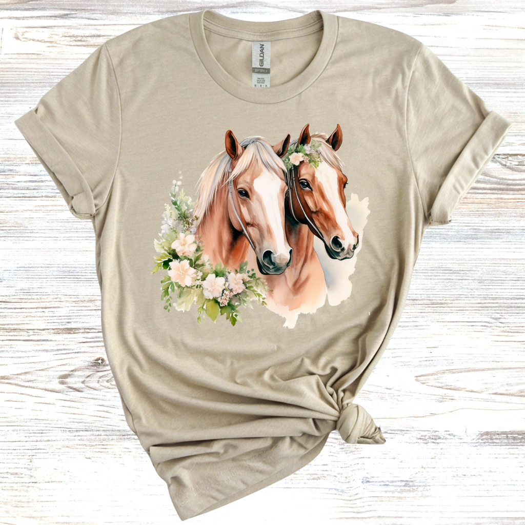 Floral Horse T-Shirt
