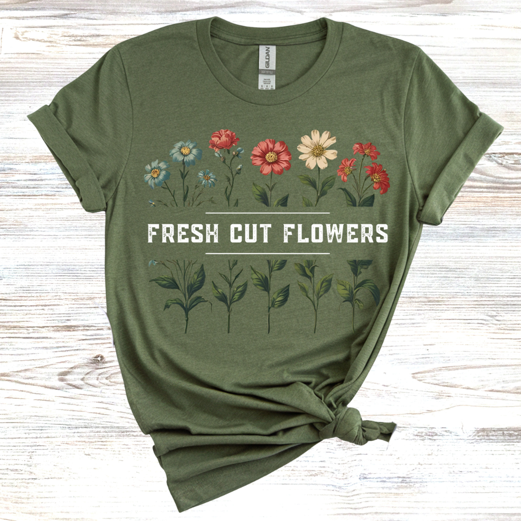 Fresh Cut Flowers T-shirt