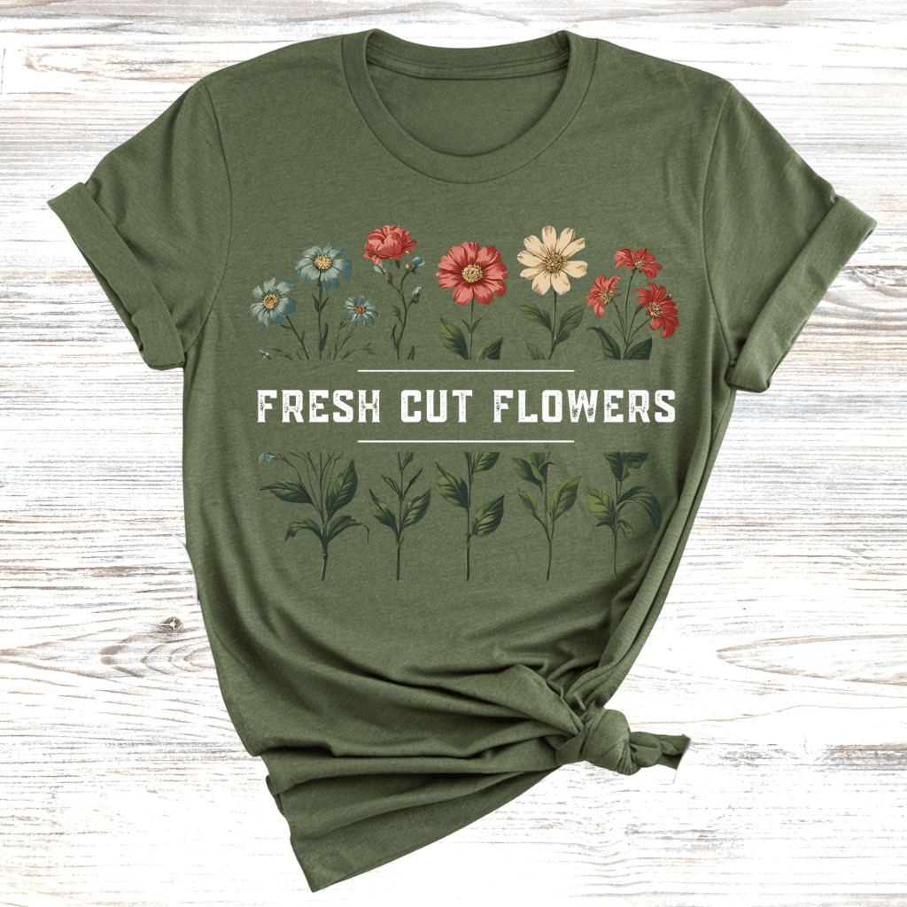 Fresh Cut Flowers T-shirt