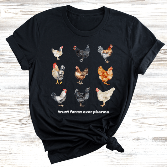 Trust Farms over Pharma T-Shirt