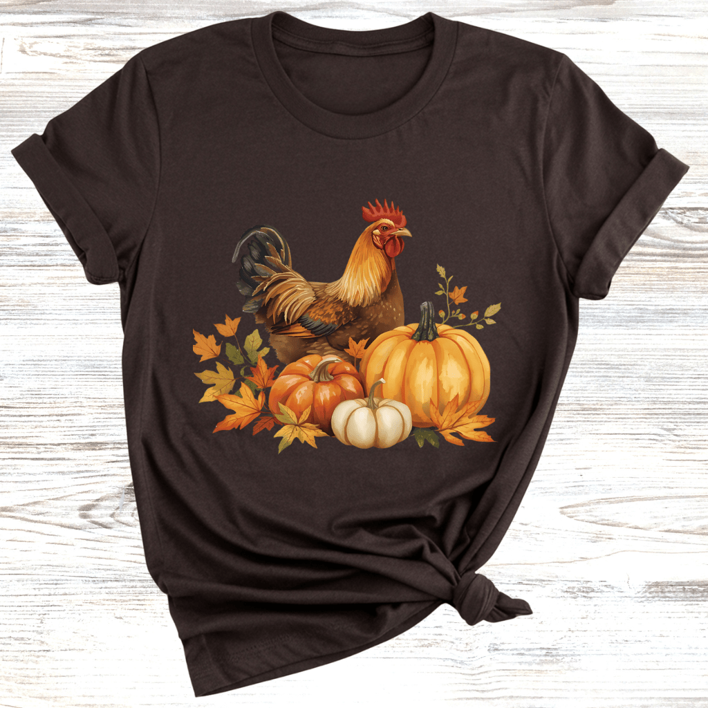 Fall Harvest Rooster T-Shirt