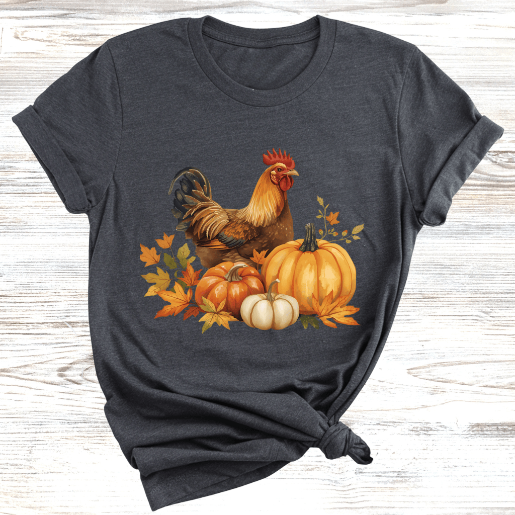 Fall Harvest Rooster T-Shirt