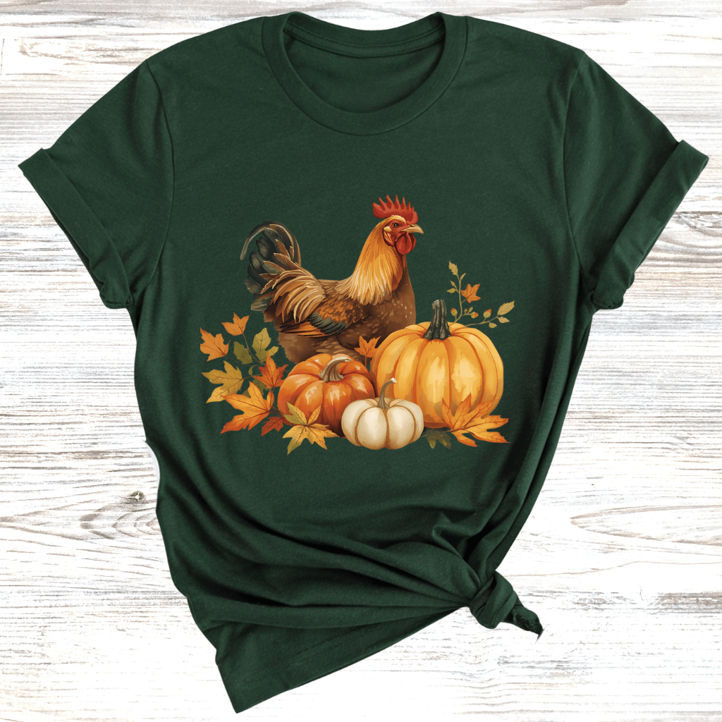Fall Harvest Rooster T-Shirt