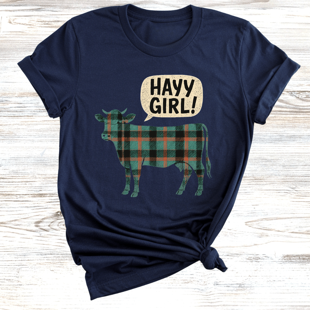 HAYY GIRL! Cow T-Shirt
