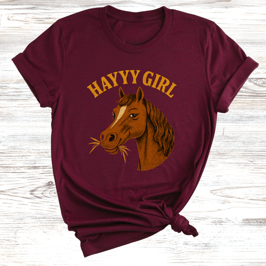 Hayyy Girl Horse T-Shirt