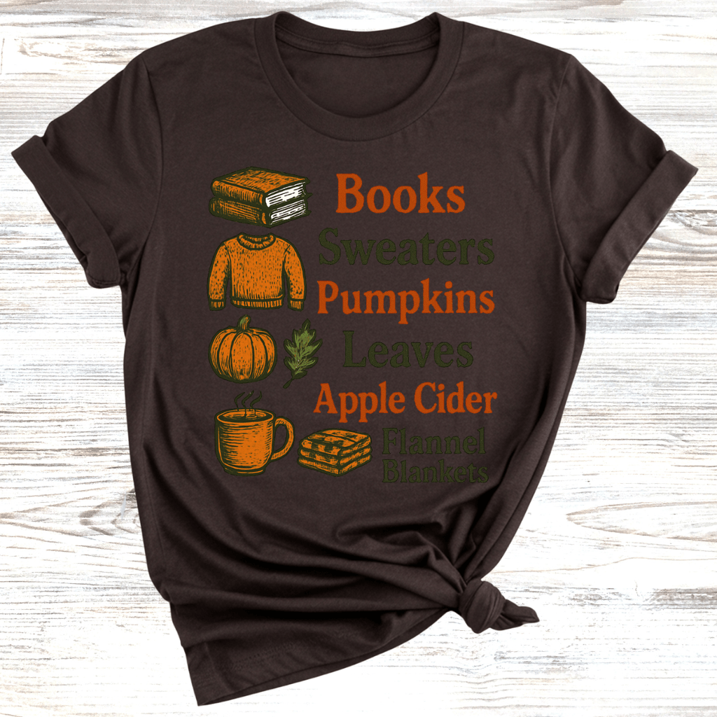 Cozy Fall Vibes List T-Shirt