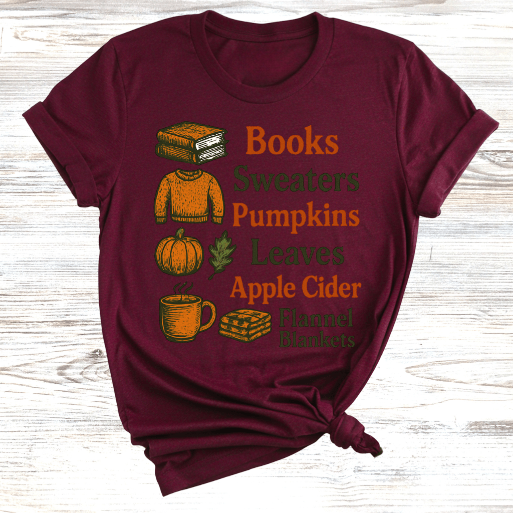 Cozy Fall Vibes List T-Shirt