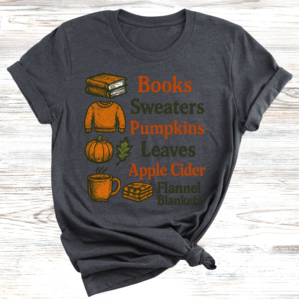 Cozy Fall Vibes List T-Shirt