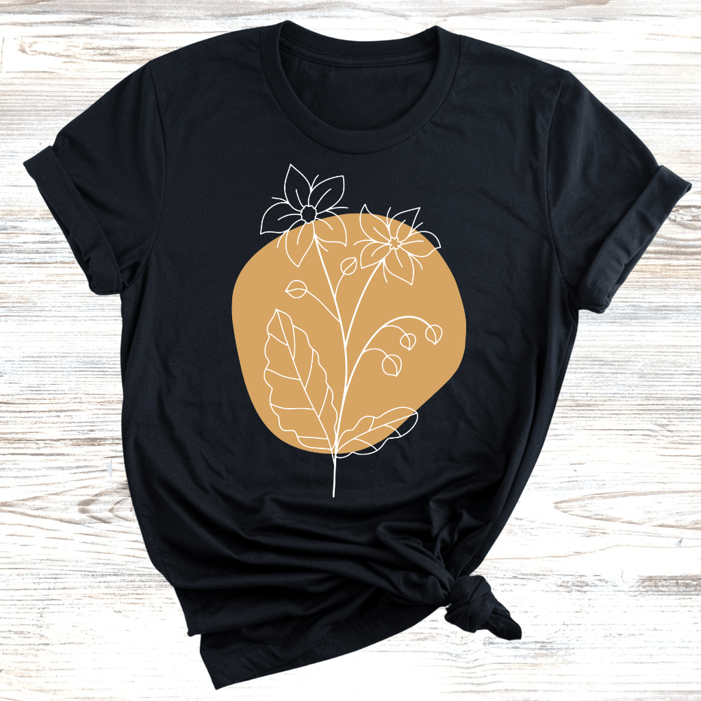 Flower Sketch T-Shirt