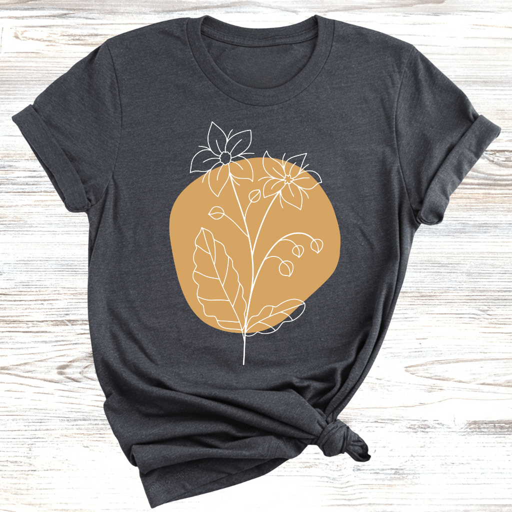 Flower Sketch T-Shirt