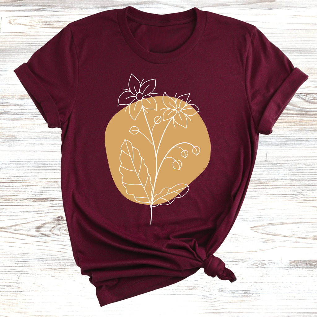 Flower Sketch T-Shirt