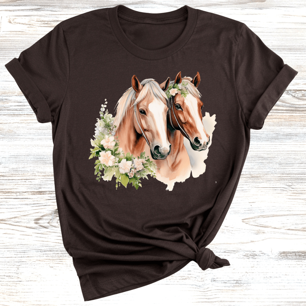 Floral Horse T-Shirt