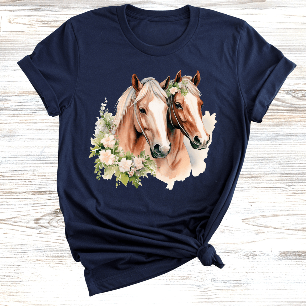 Floral Horse T-Shirt