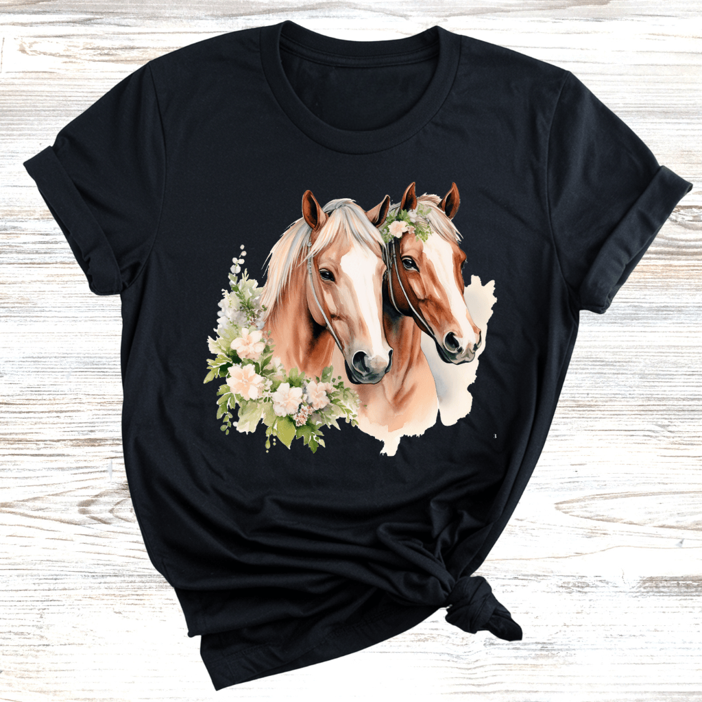 Floral Horse T-Shirt