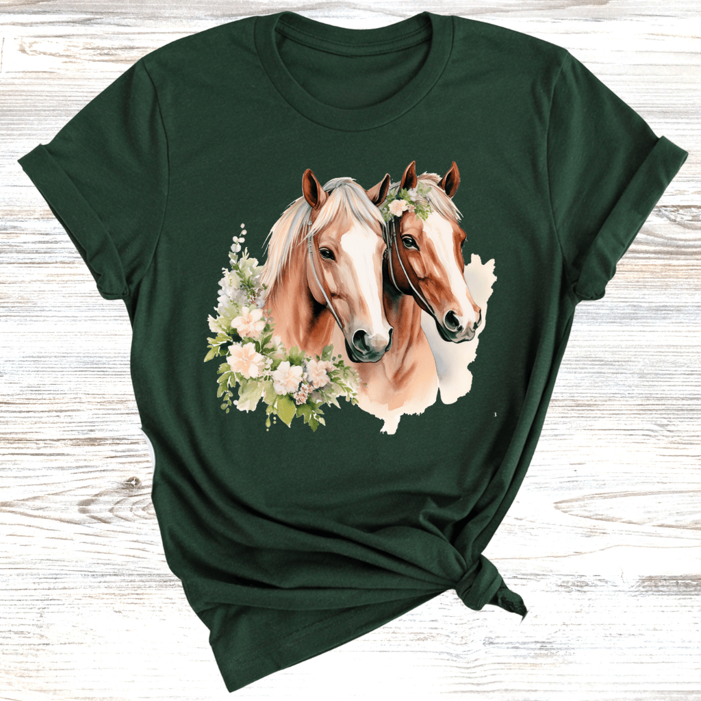 Floral Horse T-Shirt