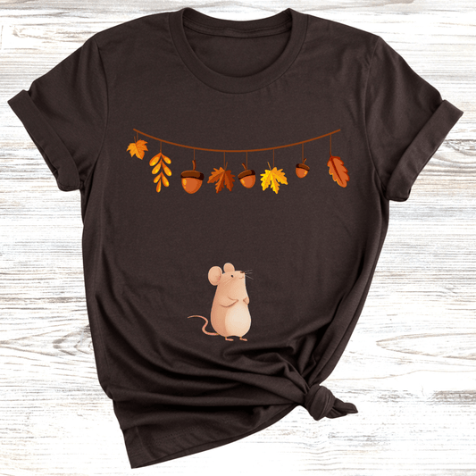 Cozy Fall Mouse T-Shirt