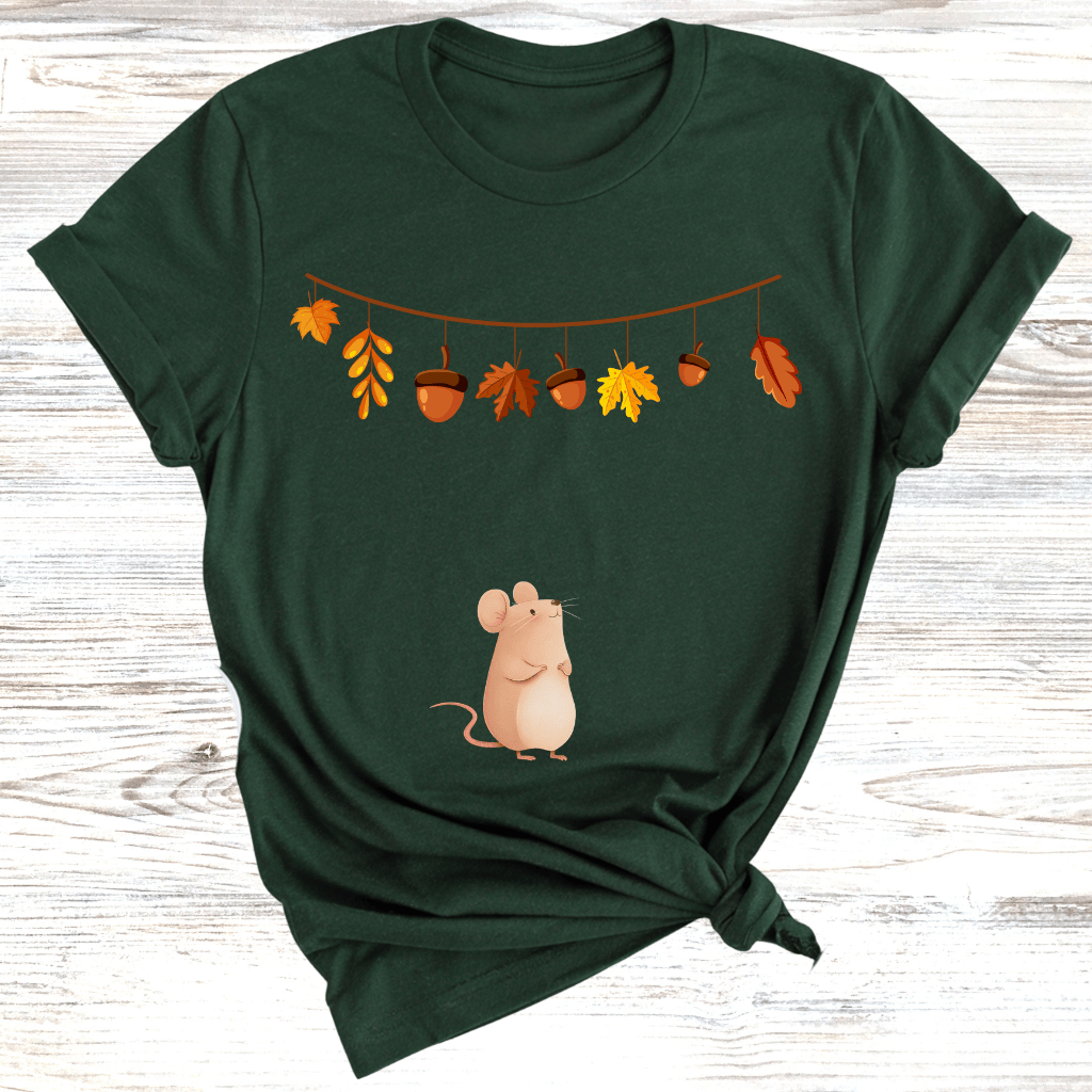 Cozy Fall Mouse T-Shirt