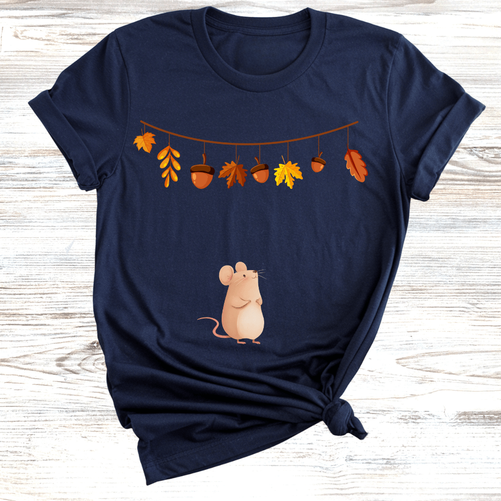 Cozy Fall Mouse T-Shirt