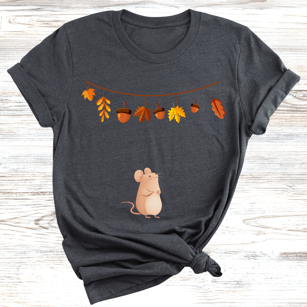 Cozy Fall Mouse T-Shirt