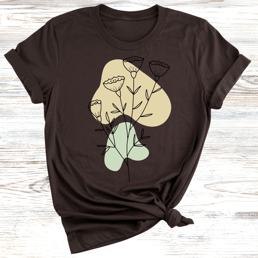 Flower Sketch T-Shirt