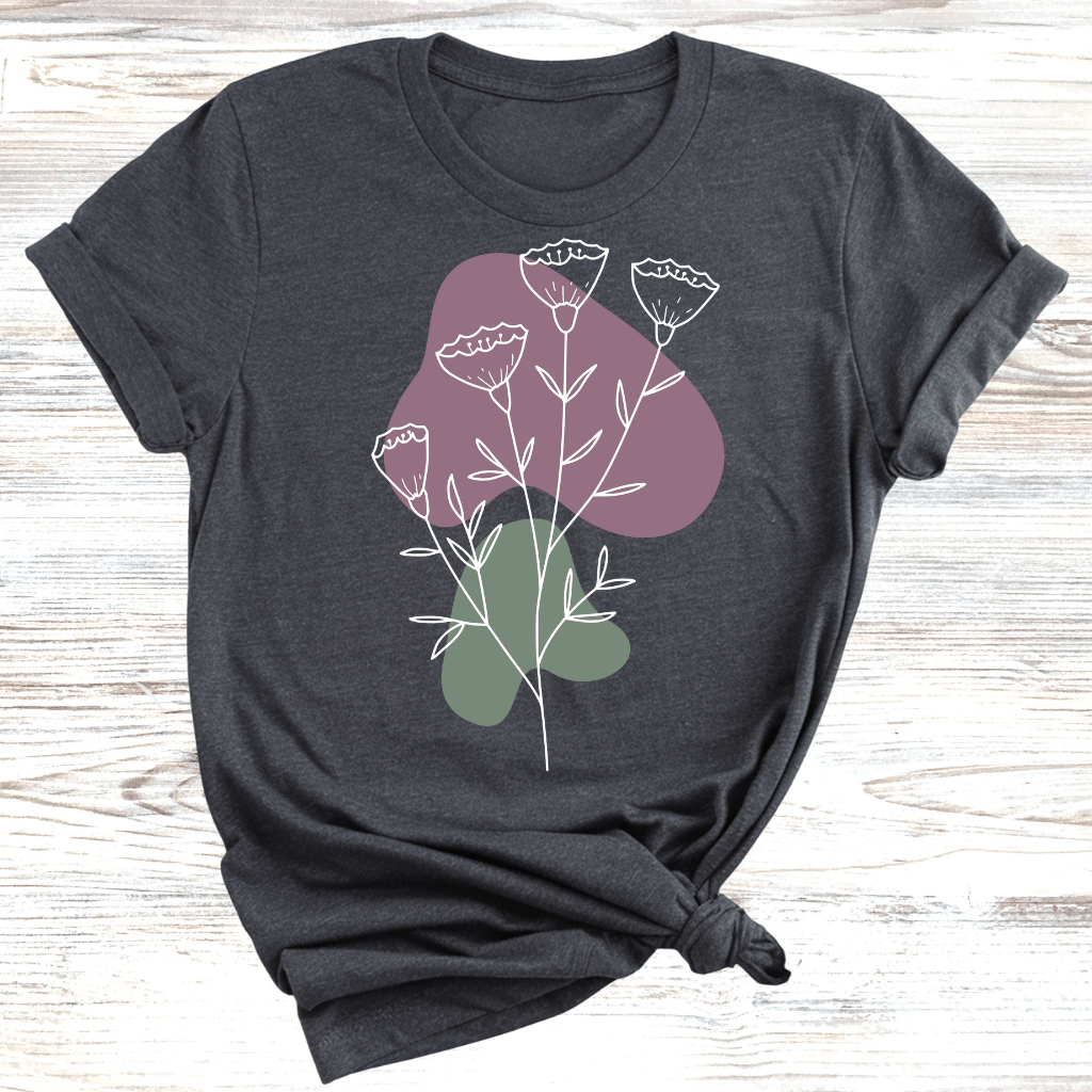 Flower Sketch T-Shirt