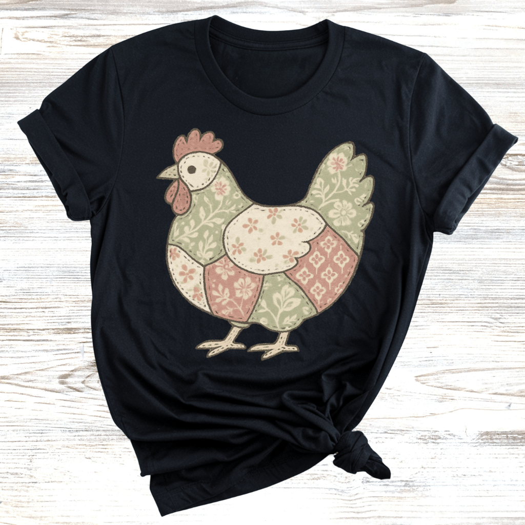 Charming Chicken Quilt T-Shirt