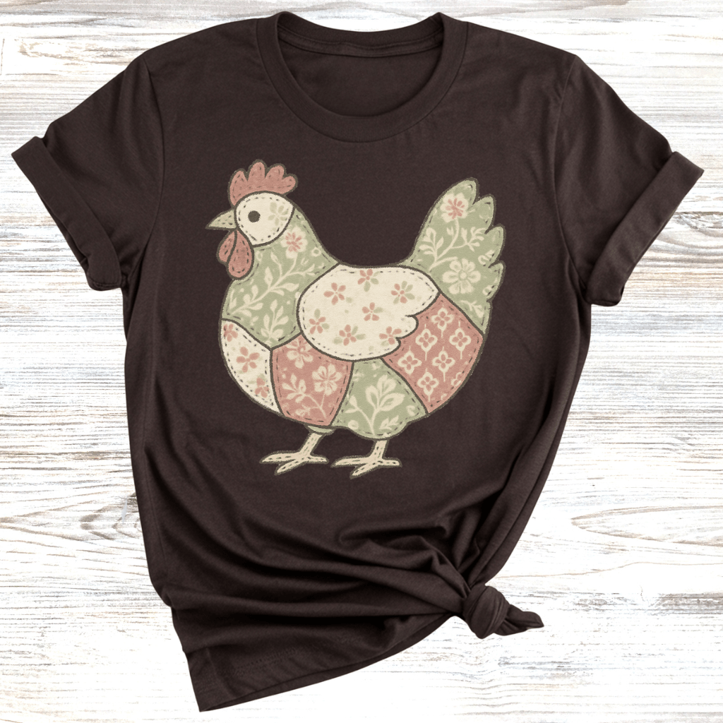 Charming Chicken Quilt T-Shirt