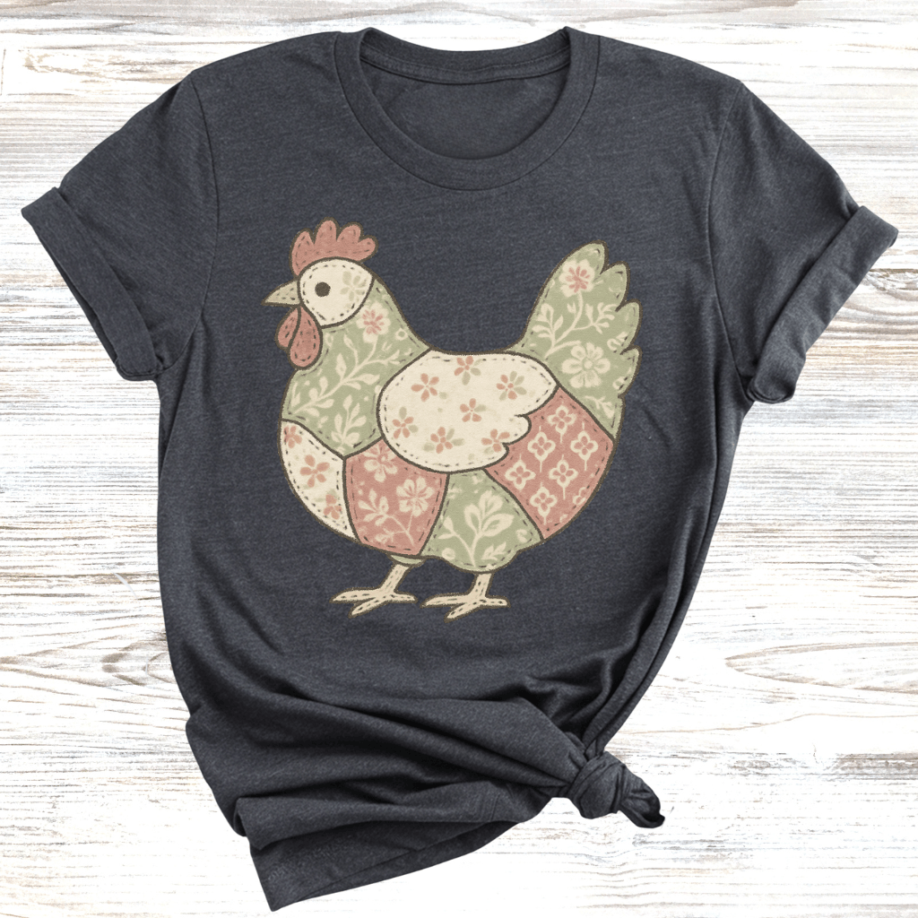 Charming Chicken Quilt T-Shirt