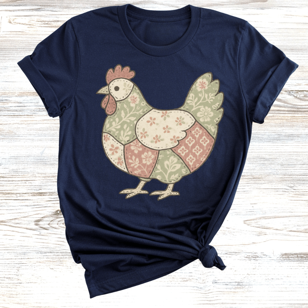 Charming Chicken Quilt T-Shirt