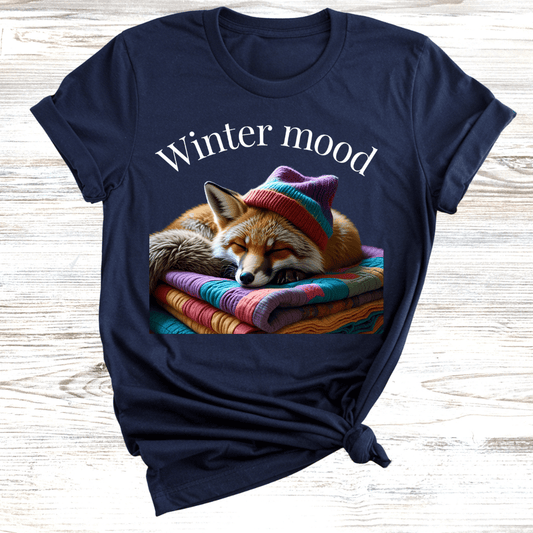 Cozy Winter Fox T-Shirt