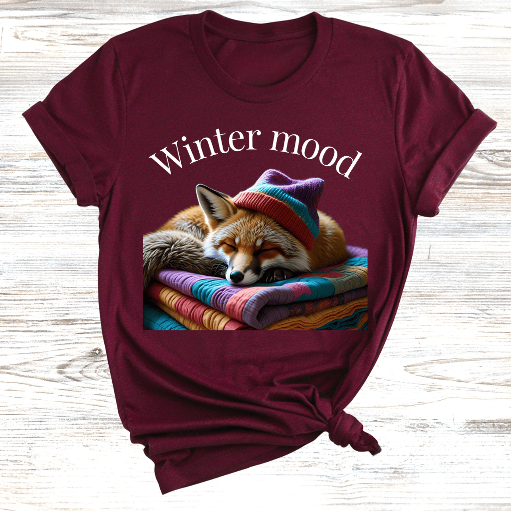 Cozy Winter Fox T-Shirt