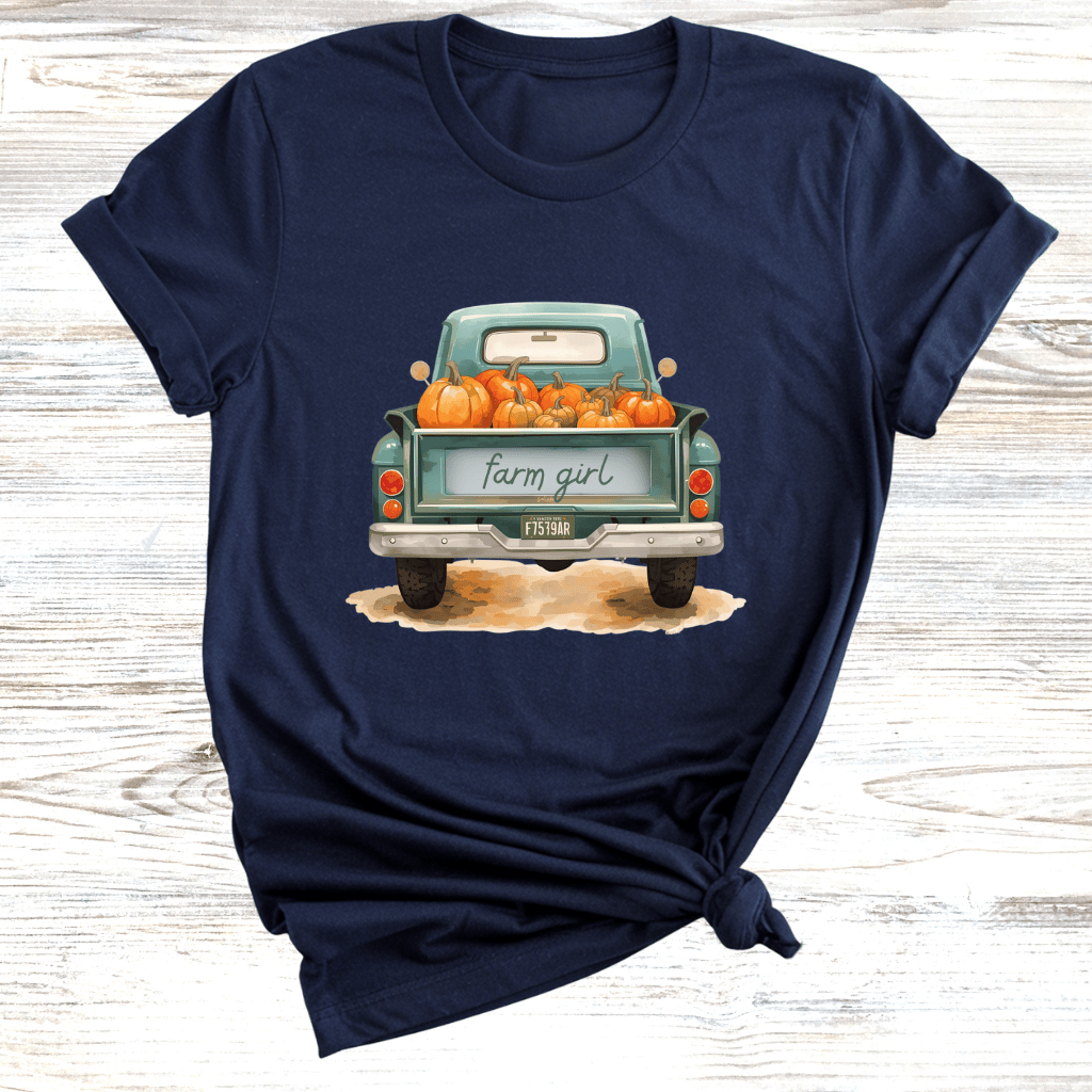 Farm Girl Vintage Truck T-Shirt