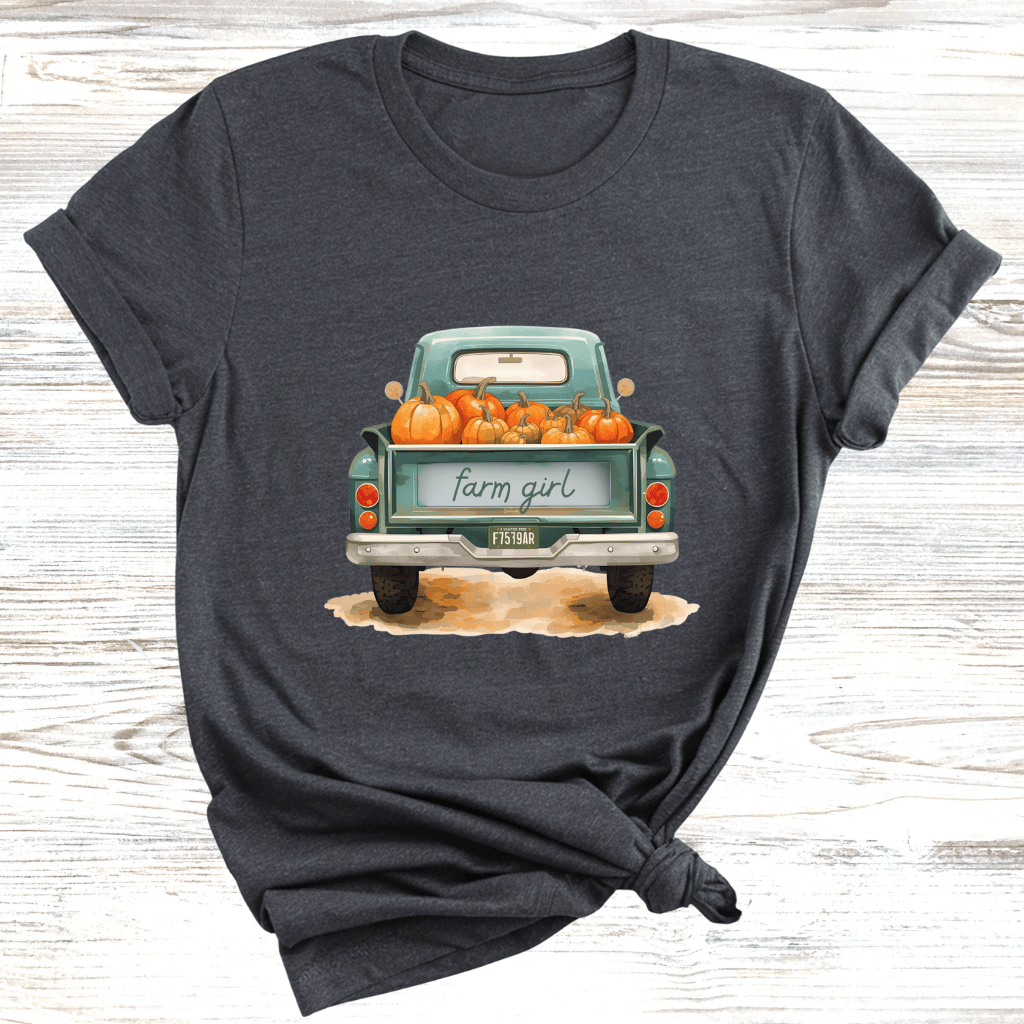 Farm Girl Vintage Truck T-Shirt