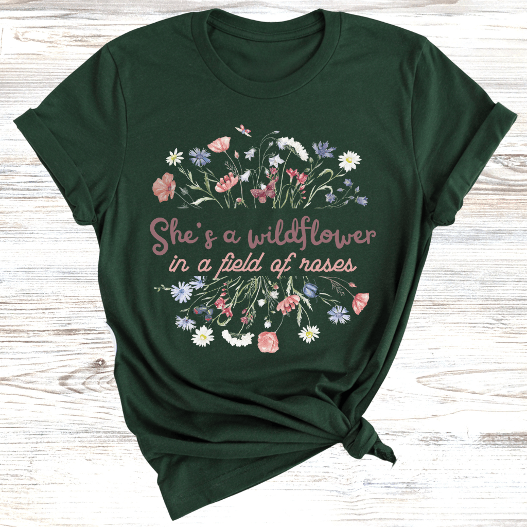 Wildflower Among Roses T-Shirt