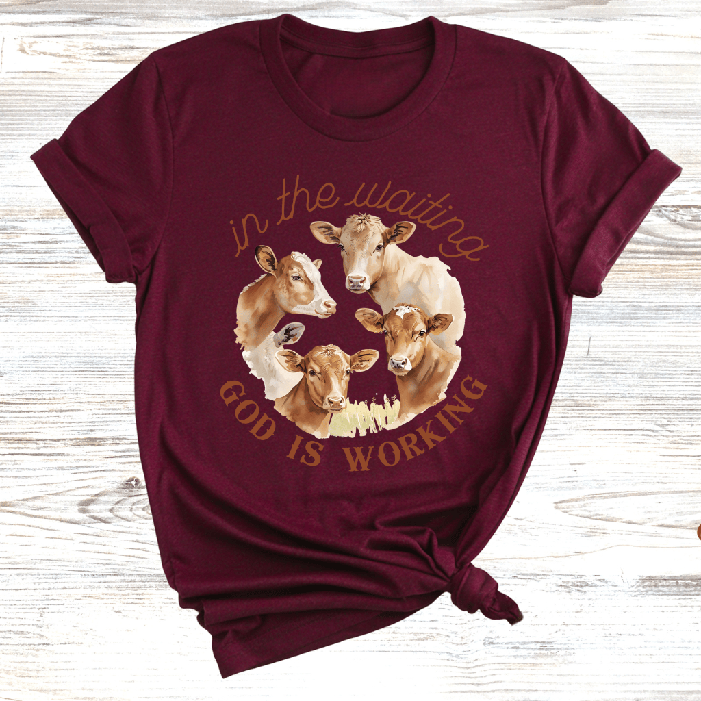 Wait, God's Working T-Shirt