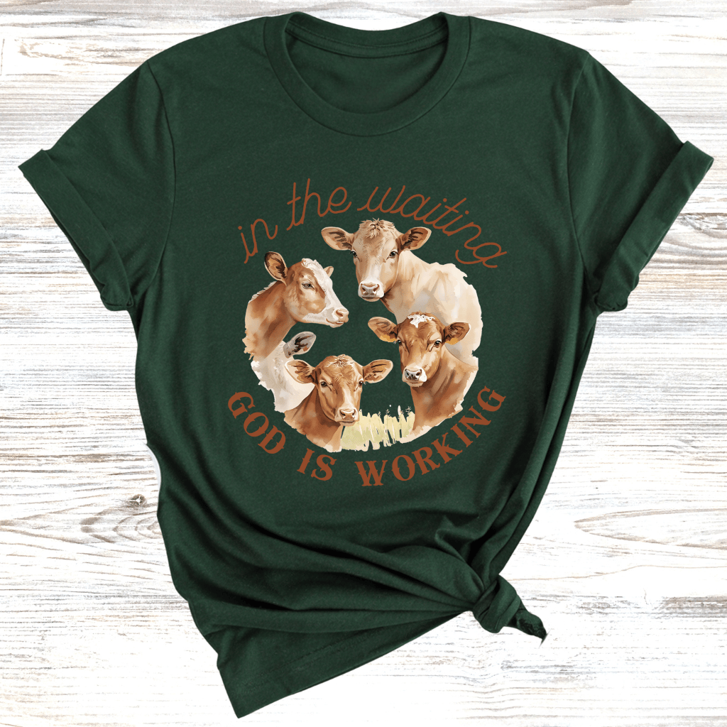 Wait, God's Working T-Shirt